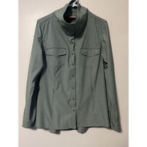 Duluth Trading Woman’s Sol Survivor Sun Protection Tunic Sz Medium Shirt Jacket